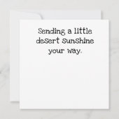 Prickly Pear Desert Cactus カード (裏面)