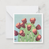 Prickly Pear Desert Cactus ノートカード (正面)