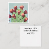 Prickly Pear Desert Cactus ノートカード (正面/裏面)