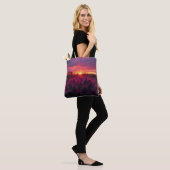 Prickly Pear Sunset Tote Bag - Southwestern Style トートバッグ (モデル)