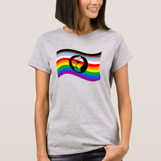 Pride+プログレス彩色Tシャツ Tシャツ (正面)