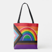 Pride レインボー トートバッグ (裏面)