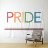 PRIDE レインボー ホワイト タペストリー (インサイチュ(横))