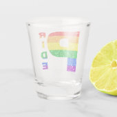 "PRIDE" レインボー #3 ショットグラス (裏面)