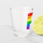 "PRIDE" レインボー #3 ショットグラス (左)