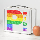 "PRIDE" レインボー #3 メタルランチボックス (インサイチュ)