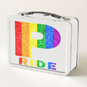 "PRIDE" レインボー #3 メタルランチボックス (裏面)