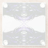 Pride Abstract 7 Deadly Sins Alcohol Ink Art ガラスコースター (裏面)