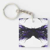 Pride Abstract 7 Deadly Sins Alcohol Ink Art キーホルダー (正面)