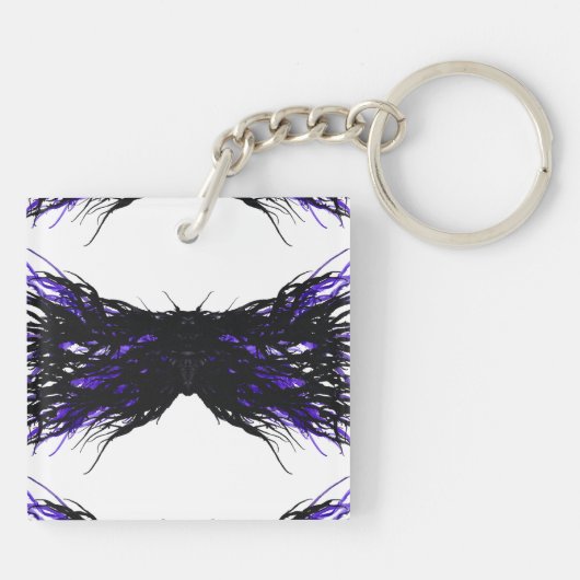Pride Abstract 7 Deadly Sins Alcohol Ink Art キーホルダー (裏面)