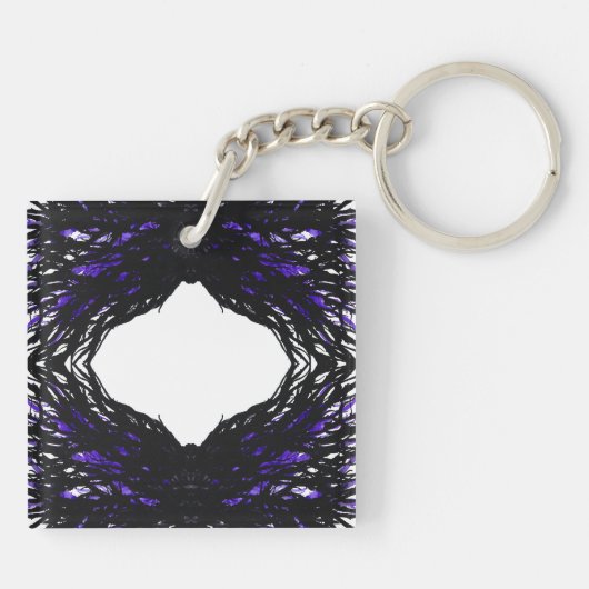 Pride Abstract 7 Deadly Sins Alcohol Ink Art キーホルダー (裏面)
