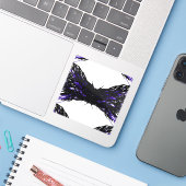 Pride Abstract 7 Deadly Sins Alcohol Ink Art シール (ノートパソコンとiPhone)