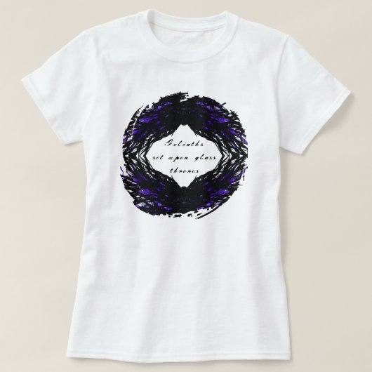 Pride Abstract 7 Deadly Sins Alcohol Ink Art Tシャツ (デザイン正面)