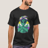 Pride Alien LGBTQ Enby Non-Binary Tシャツ (正面)