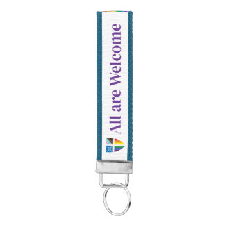 Pride "All Are Welcome" Keychain リストバンドキーホルダー