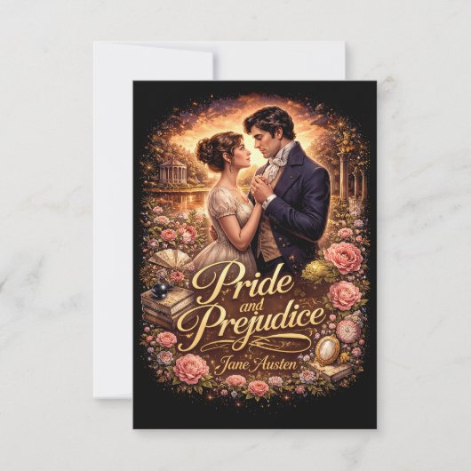 Pride and Prejudice サンキューカード (正面)