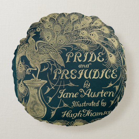 Pride and Prejudice ラウンドクッション (正面)