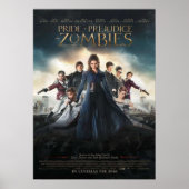 Pride and prejudice and zombies ポスター (正面)