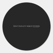 Pride And Prejudice Funny Quotes, What Excellent B ラウンドシール (正面)