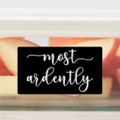 Pride And Prejudice Mr. Darcy - Most Ardently I ラベル (貼付)