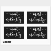 Pride And Prejudice Mr. Darcy - Most Ardently I 長方形シール (シート)