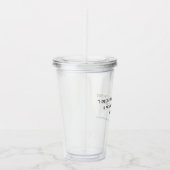 Pride and Prejudice Quote III アクリルタンブラー (右)