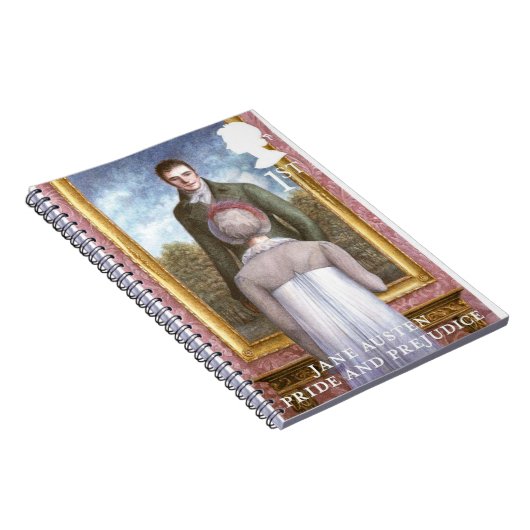 Pride and Prejudice stamp design ノートブック (右側)