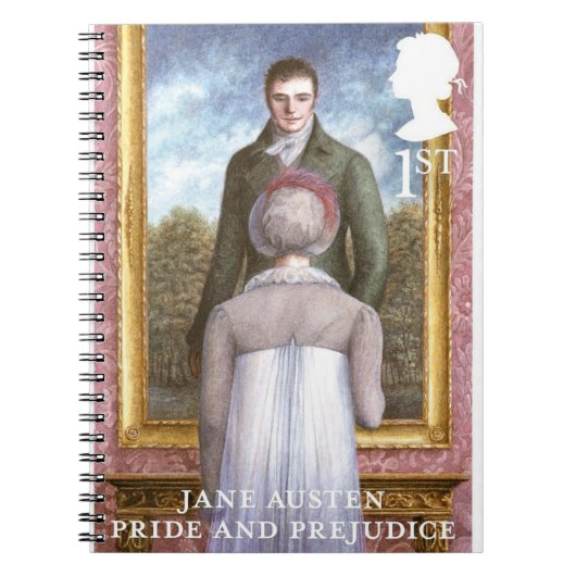 Pride and Prejudice stamp design ノートブック (正面)