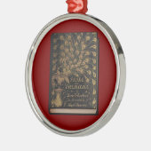 Pride and Prejudice Vintage Book Cover メタルオーナメント (左)