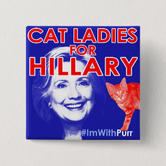 Pride Button ImWithPurr猫の女性 缶バッジ