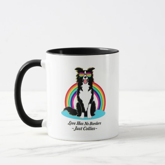 „Pride Collie“ Tasse マグカップ (左)