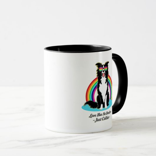 „Pride Collie“ Tasse マグカップ (正面右)