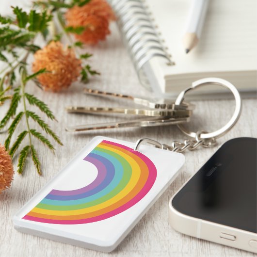 Pride Day Rainbow キーホルダー (正面右)