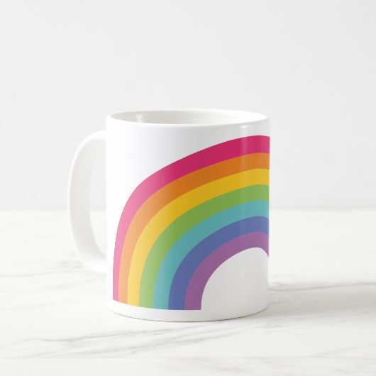 Pride Day Rainbow コーヒーマグカップ (正面左)