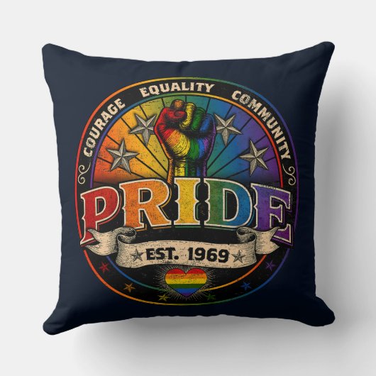 Pride est. 1969 クッション (裏面)