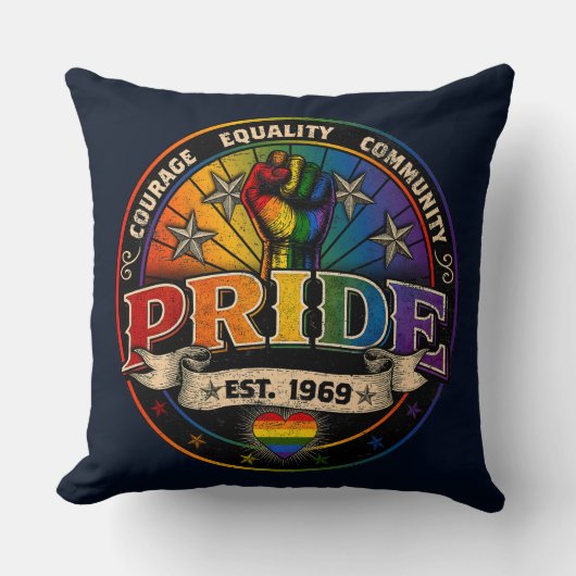 Pride est. 1969 クッション (正面)