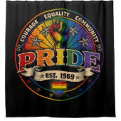 Pride est. 1969 シャワーカーテン (正面)