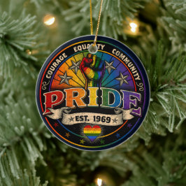 Pride est. 1969 セラミックオーナメント