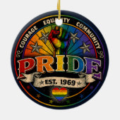 Pride est. 1969 セラミックオーナメント (裏面)