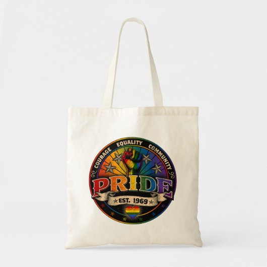 Pride est. 1969 トートバッグ (正面)
