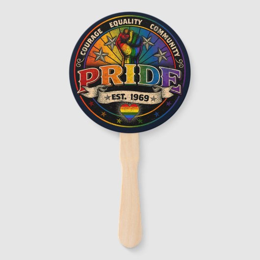 Pride est. 1969 ハンドファン (正面)