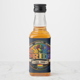 Pride est. 1969 リキュールボトルラベル