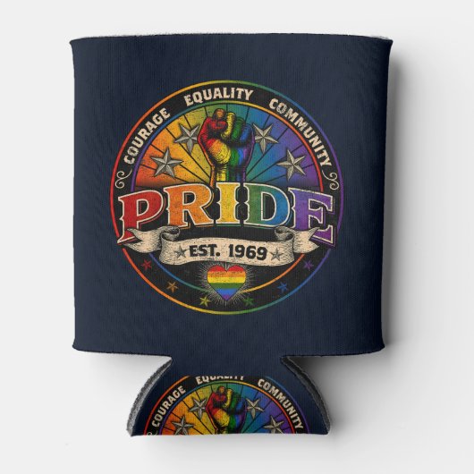 Pride est. 1969 缶クーラー (正面)