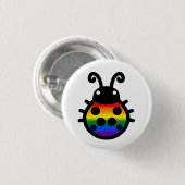 Pride Flag Ladybug Pin Badge 缶バッジ (正面&裏面)