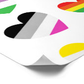 Pride Hearts Poster ポスター (角)