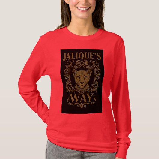  Pride in Every Step  Womens Long sleeve  Tシャツ (正面)