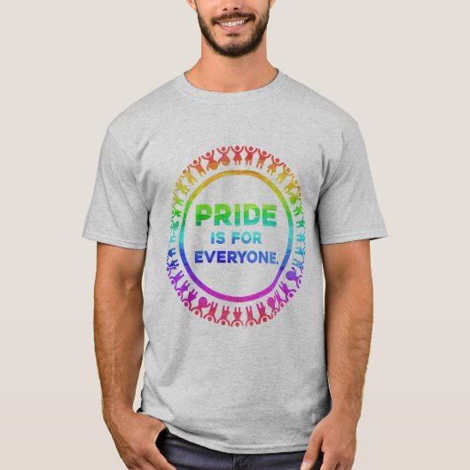 Pride is for Everyone Tシャツ (正面)