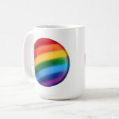 Pride LGBTQ+ Mug コーヒーマグカップ (正面左)