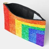 Pride LGBTQA+ レインボー アクセサリーポーチ (見開き)