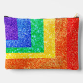 Pride LGBTQA+ レインボー アクセサリーポーチ (裏面)